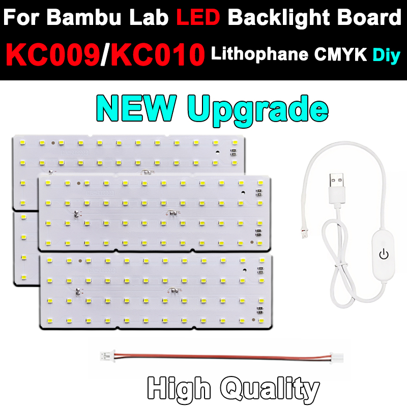 3D Printing Foto - Para Bambu Lab Lithophane Panel Led