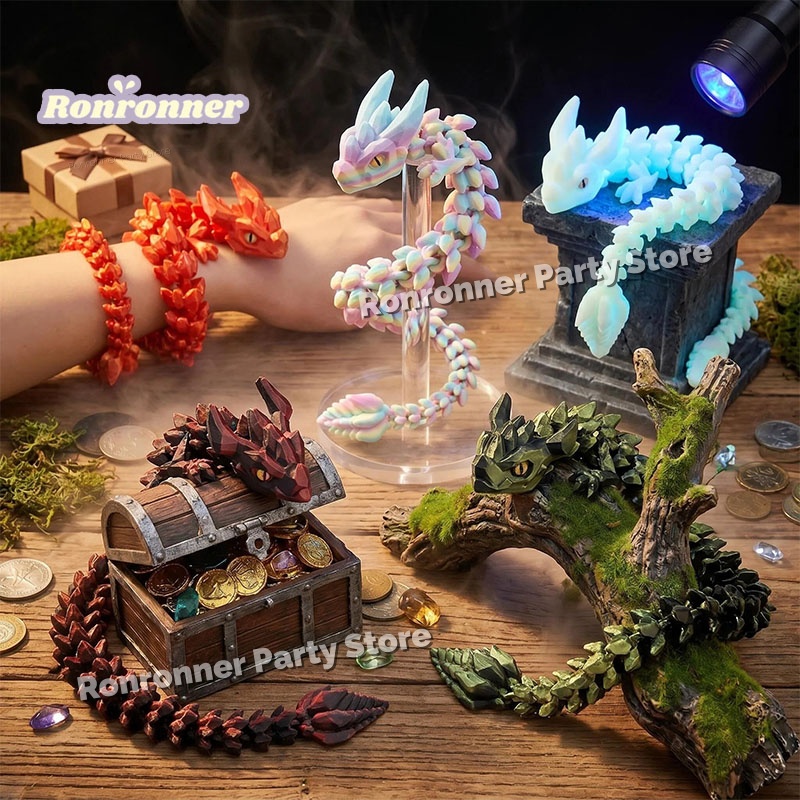 3D Printing Action Figure - Figura de Dragón Luminoso Aurora de