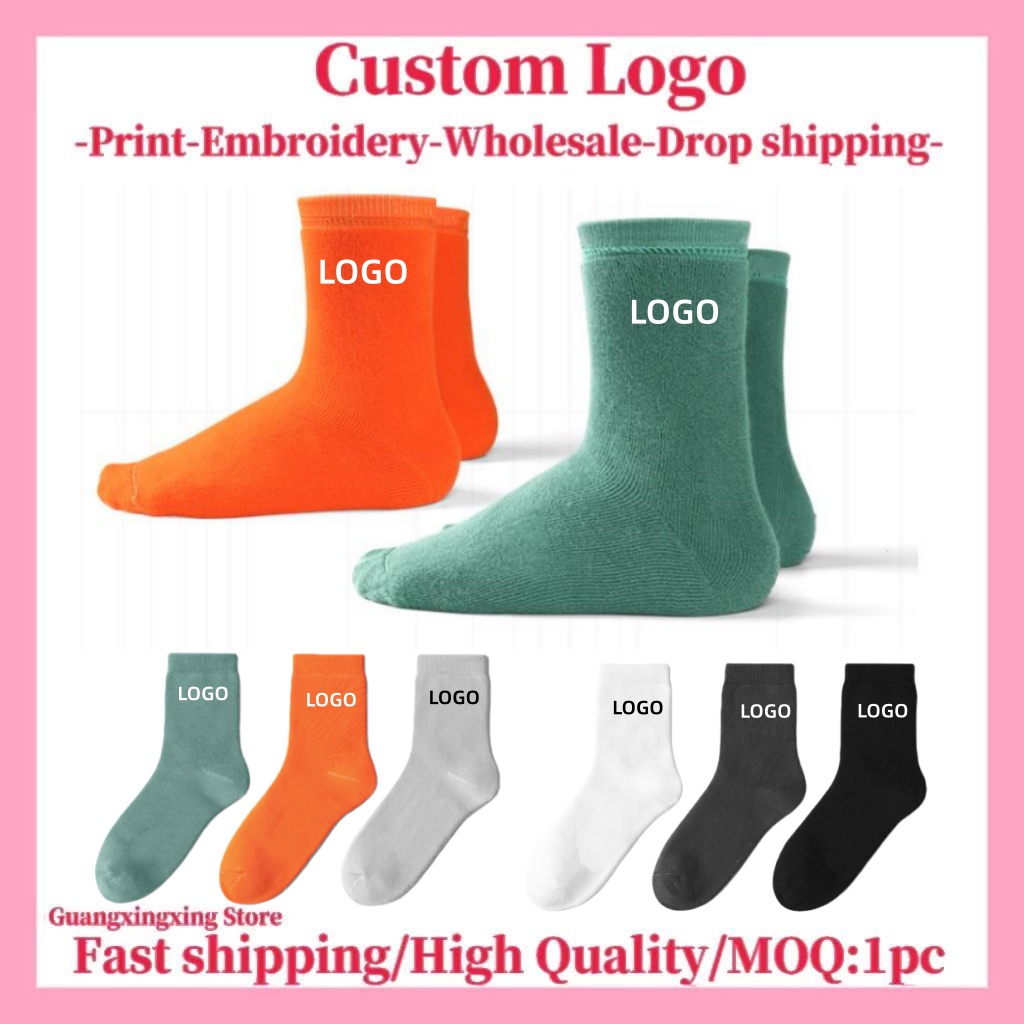 3D Printing Youtube - Logotipo personalizado para calcetines Calcetines de