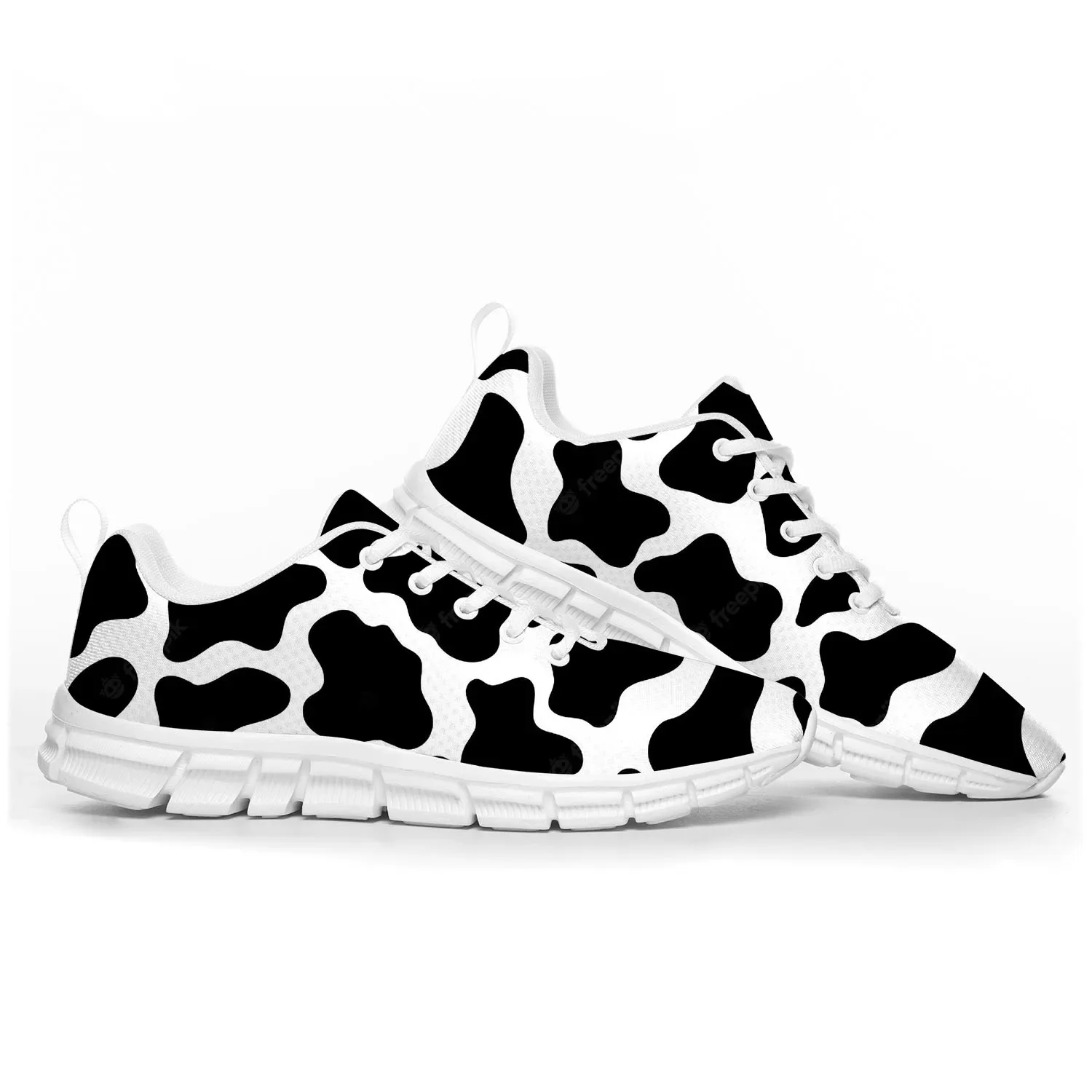 3D Printing Custom - Zapatos deportivos con estampado de vaca