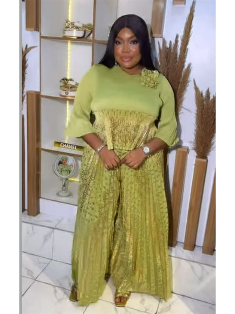 3D Printing Office Setup - 2025 Miyake-Conjunto de dos piezas plisado