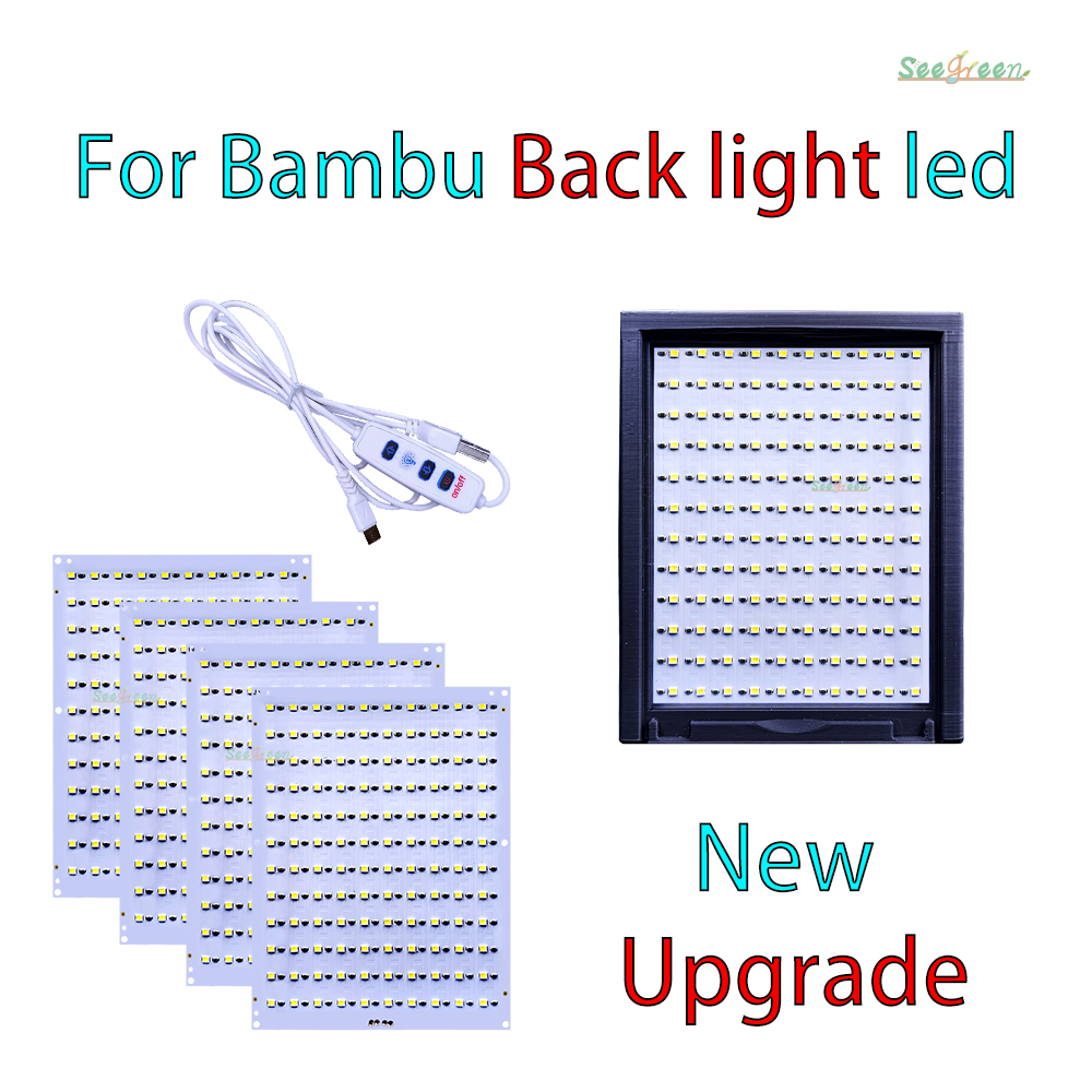 3D Printing Foto - Para Bambu Lab Lithophane Panel Led