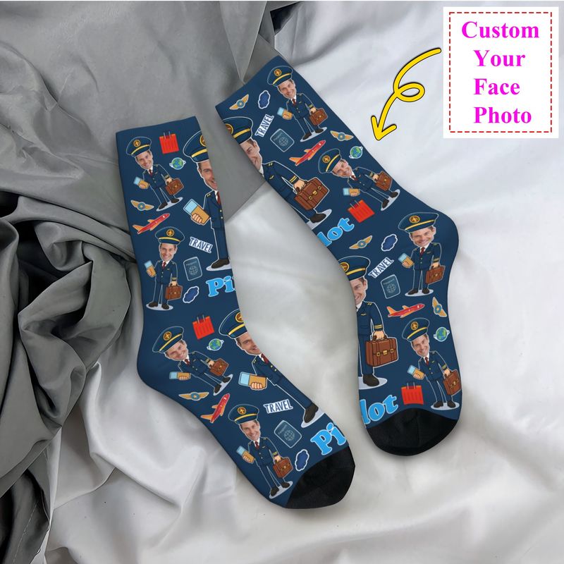 3D Printing Youtube - Novedad, calcetines de vestir personalizados de