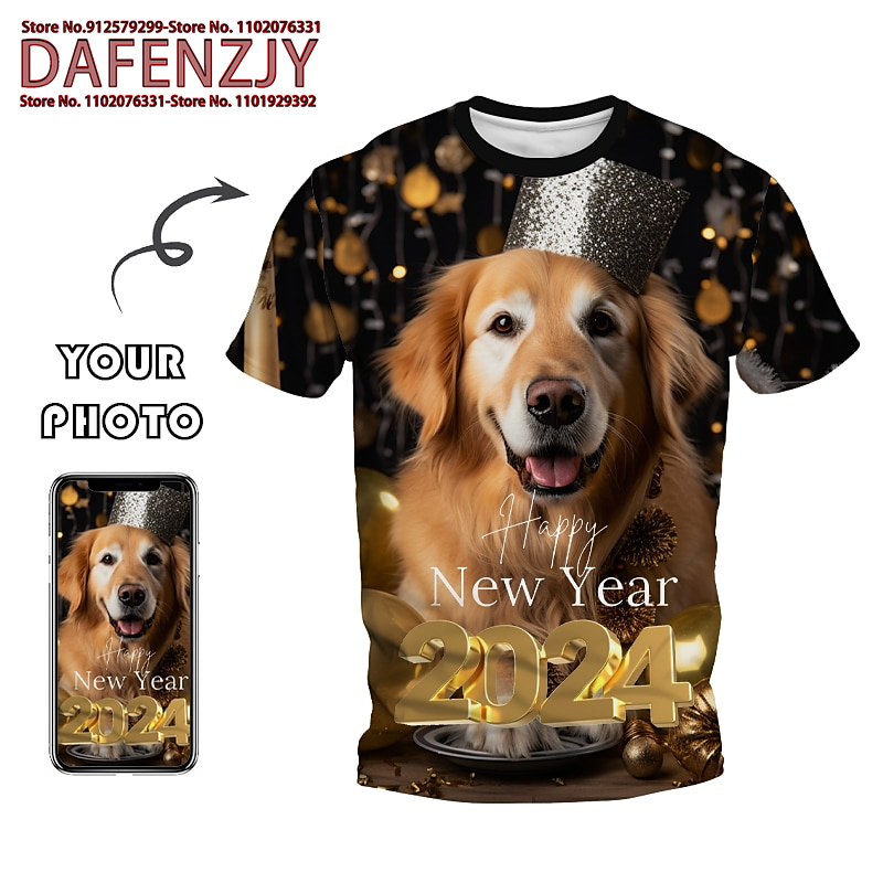 3D Printing Foto - Camiseta con foto de mascota divertida