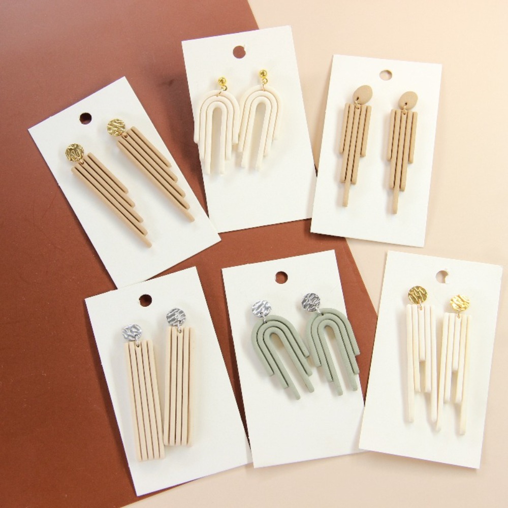 3D Printing Earrings - 4 Cortadores de Arcilla Polimérica con