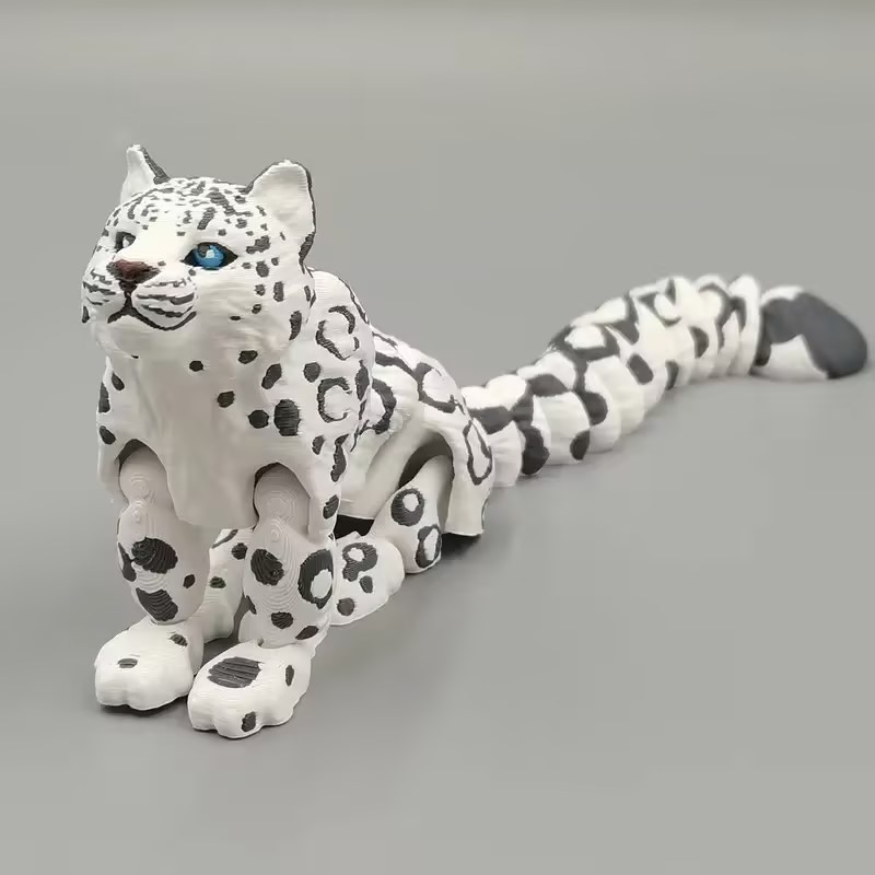 3D Printing Lizard - Figuras de animales salvajes móviles con