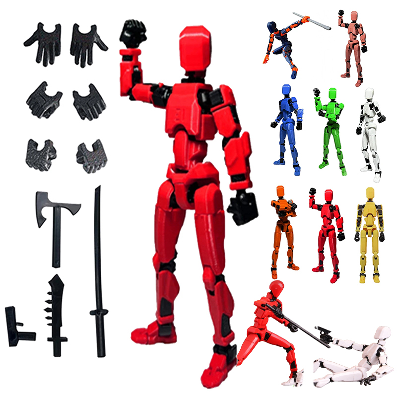 3D Printing Action Figure - 1 Unidad Figura Articulada de 13