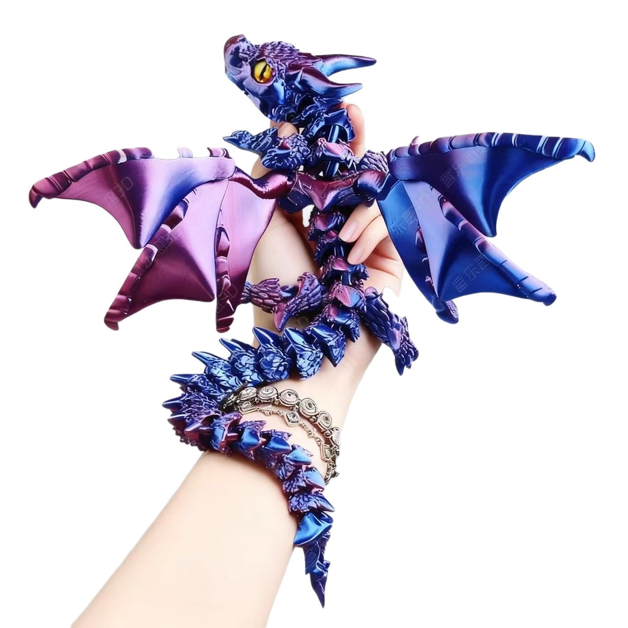 3D Printing Lizard - Figura de acción de dinosaurio volador