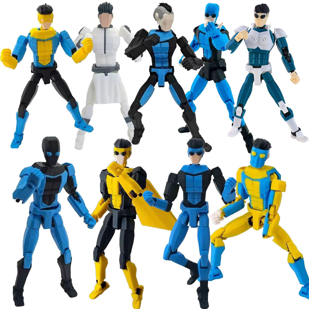3D Printing Drawing - Figura Impresa en 3D de Omni-Man