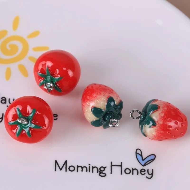 3D Printing Earrings - 10 piezas de colgantes de frutas