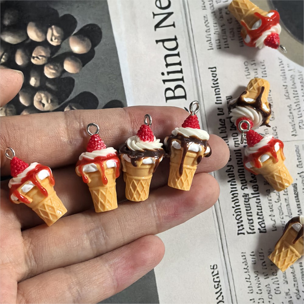 3D Printing Earrings - 10 Piezas de Dijes de Resina