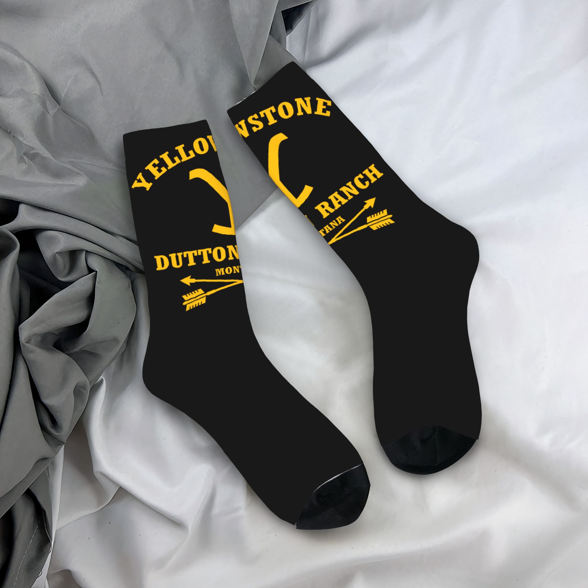 3D Printing Youtube - Calcetines personalizados Yellowstone Dutton Ranch para