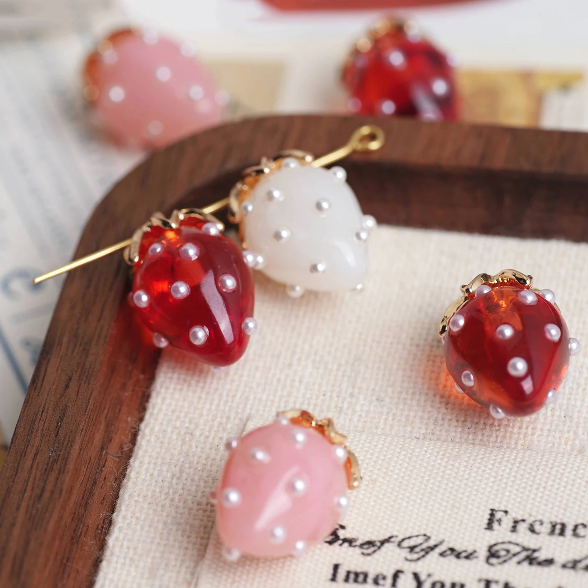 3D Printing Jewelry - 2 Piezas de Cuentas Acrílicas Hechas