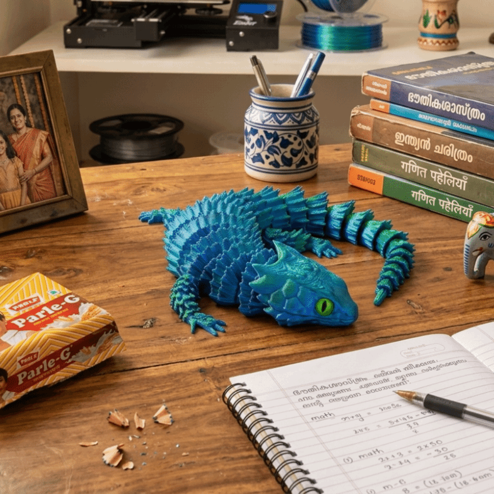 Lagarto Impreso en 3D con Arti - 3D Printing Lizard reseña y precio