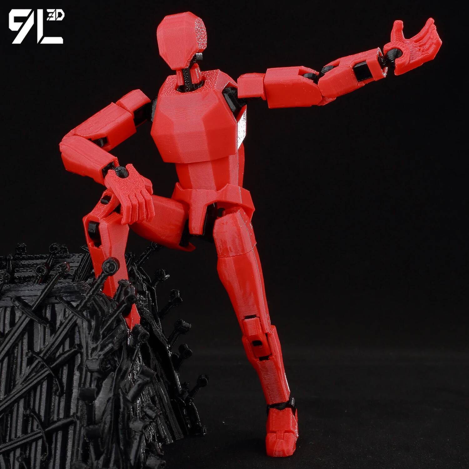 9L3D impreso Dummy13 Lucky13 T - 3D Printing Action Figure reseña y precio