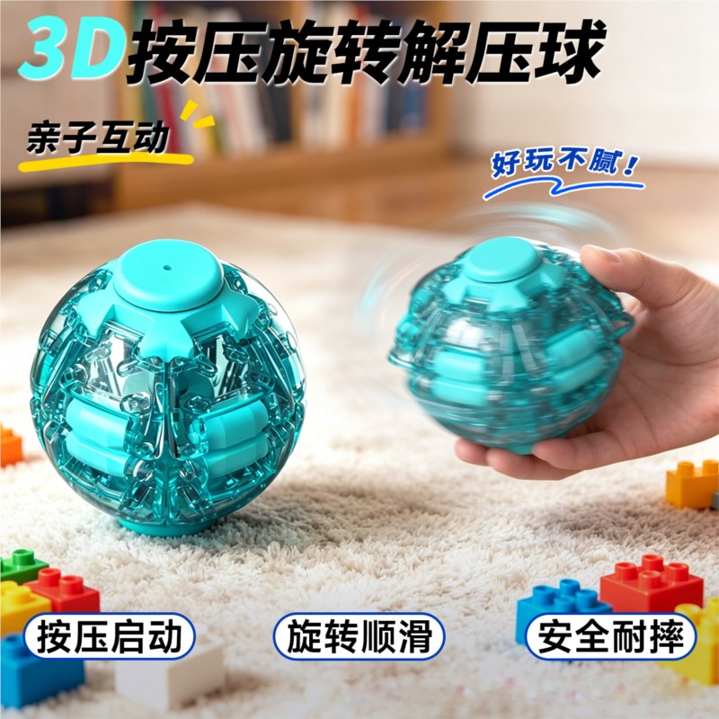 Pelota Antiestrés de Giro Suav - 3D Printing Drawing reseña y precio
