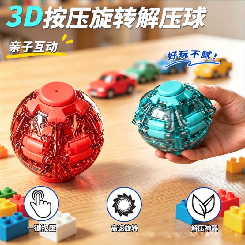 Pelota Antiestrés de Giro Suav - 3D Printing Drawing reseña y precio