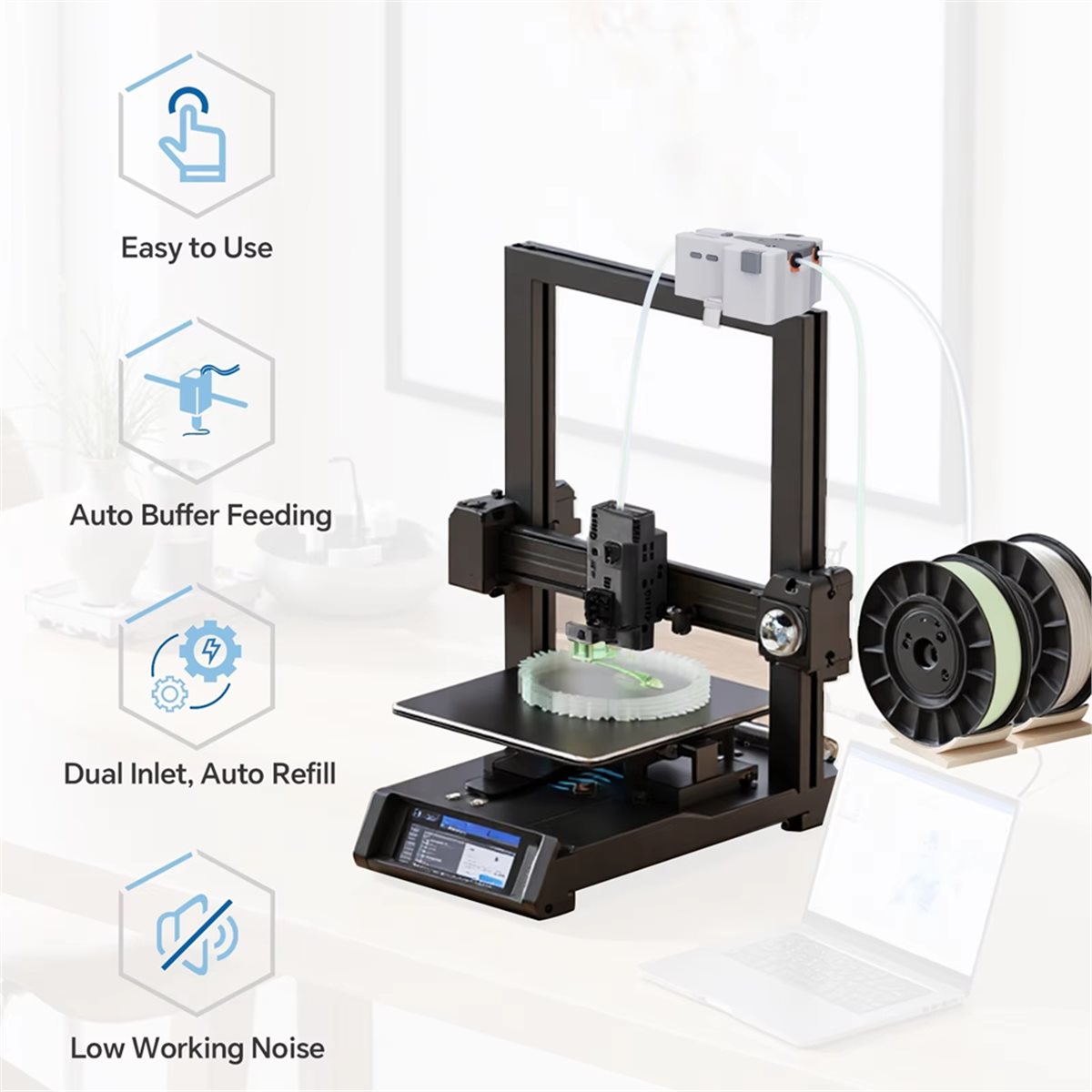 DT81 - Alimentador de Filament - 3D Printing Filament reseña y precio