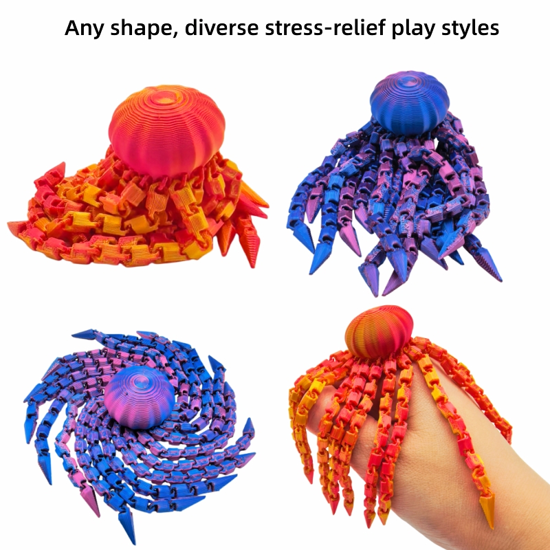 Modelo de medusa de 3/5 piezas - 3D Printing Lizard reseña y precio
