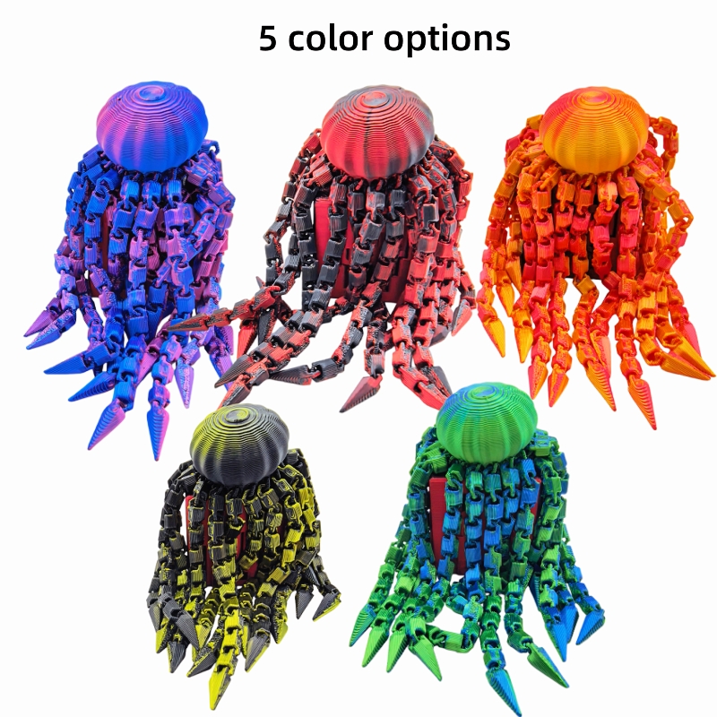 Modelo de medusa de 3/5 piezas - 3D Printing Lizard reseña y precio