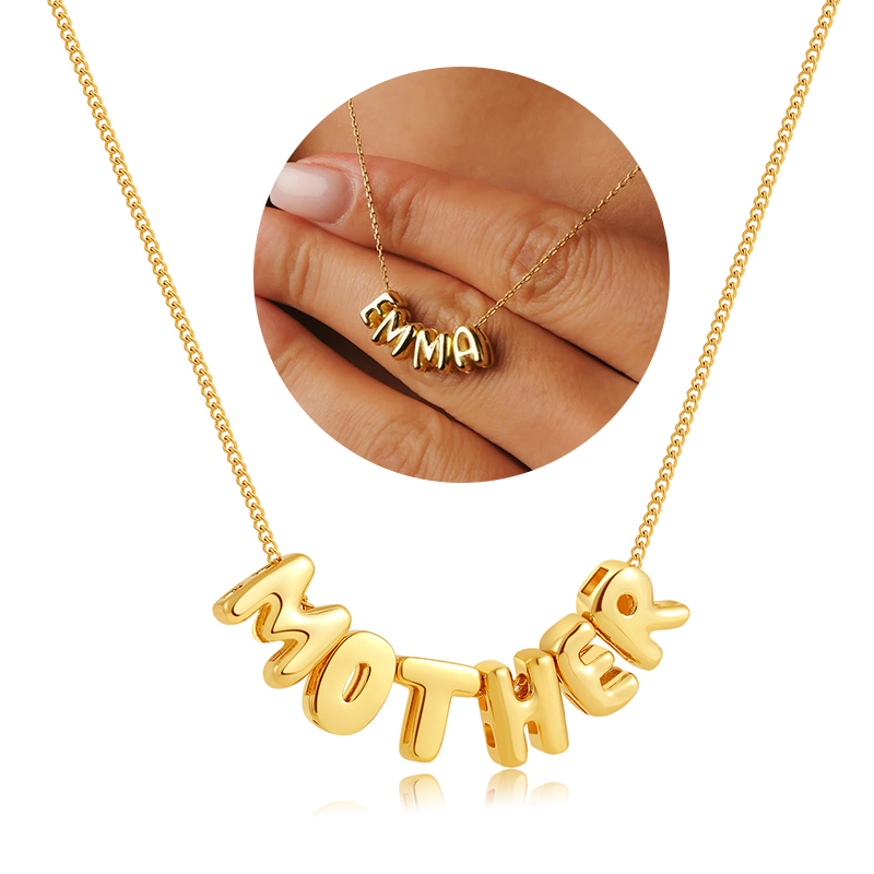 Collares con Letras de Burbuja - 3D Printing Jewelry reseña y precio