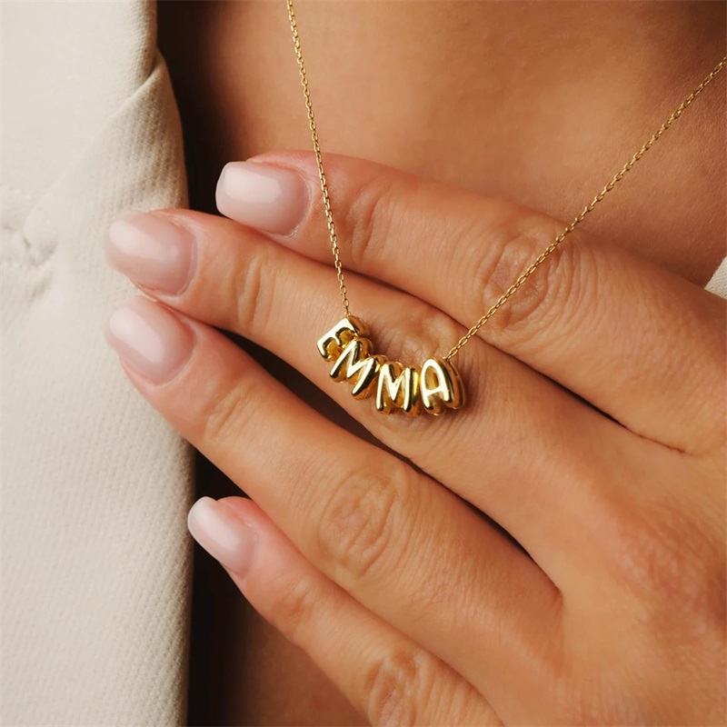 Collares con Letras de Burbuja - 3D Printing Jewelry reseña y precio