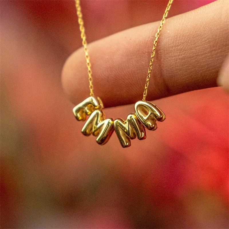 Collares con Letras de Burbuja - 3D Printing Jewelry reseña y precio