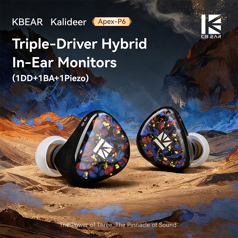 KBEAR Kalideer Apex-P6 1DD+1BA - 3D Printing Office Setup reseña y precio