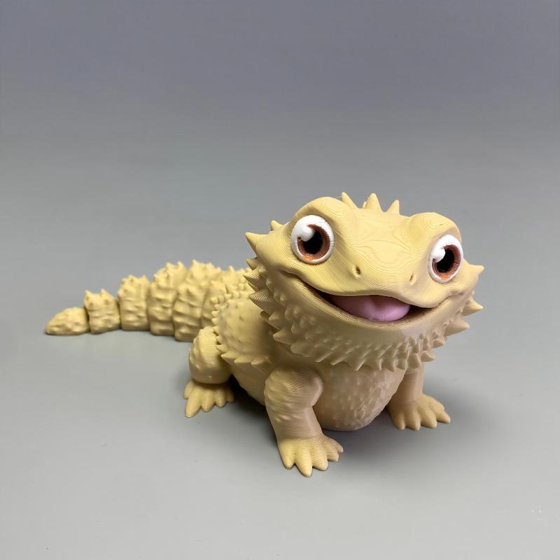 Figura de Dragón Barbudo Impre - 3D Printing Lizard reseña y precio