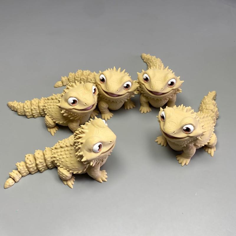 Figura de Dragón Barbudo Impre - 3D Printing Lizard reseña y precio
