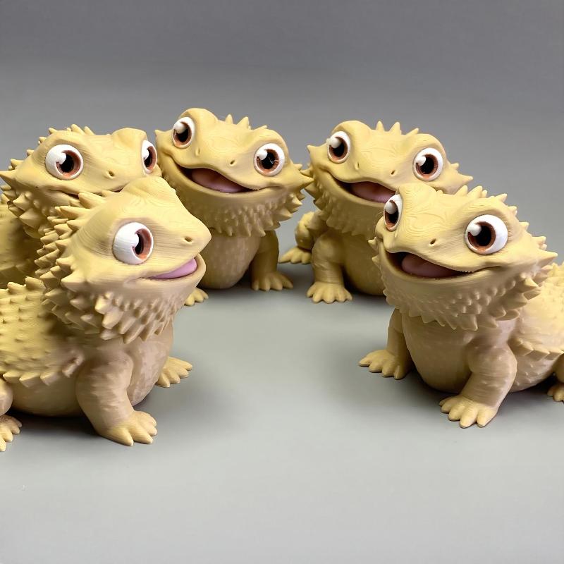 Figura de Dragón Barbudo Impre - 3D Printing Lizard reseña y precio