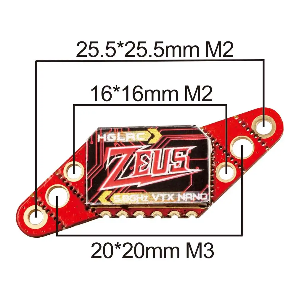 Transmisor de Video Hglrc Zeus - 3D Printing Drone reseña y precio