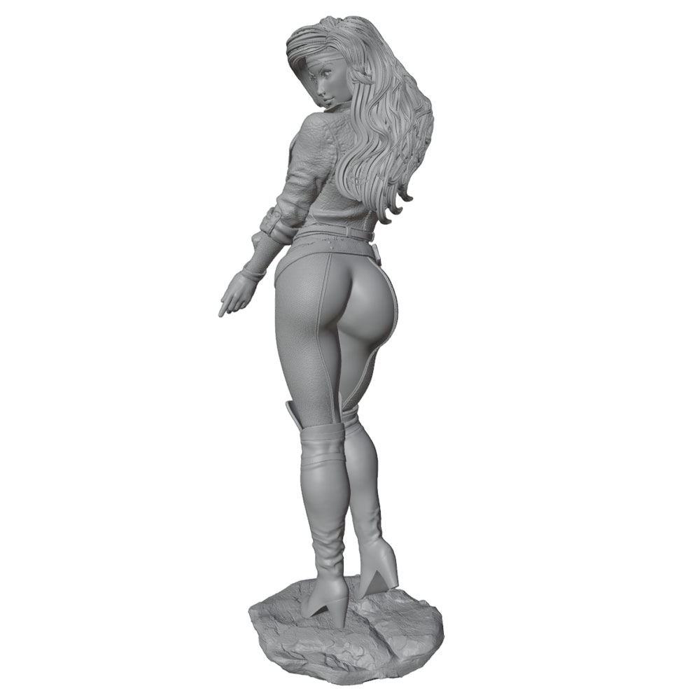 Personaje femenino realista y  - 3D Printing Liquid reseña y precio