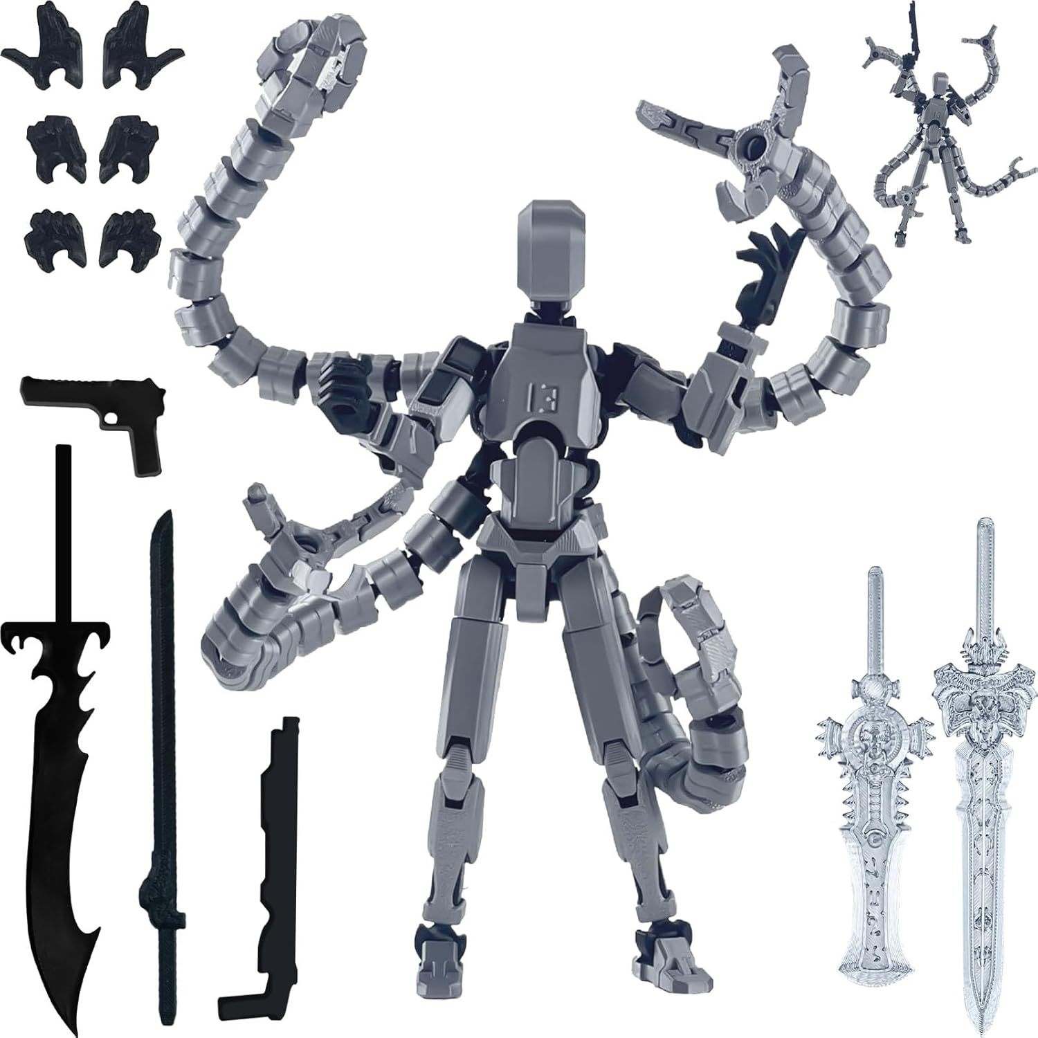 Figura de Acción T13 Impresa e - 3D Printing Action Figure reseña y precio