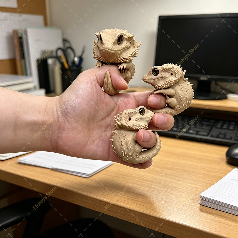 Figura de Lagarto Impresa en 3 - 3D Printing Lizard reseña y precio