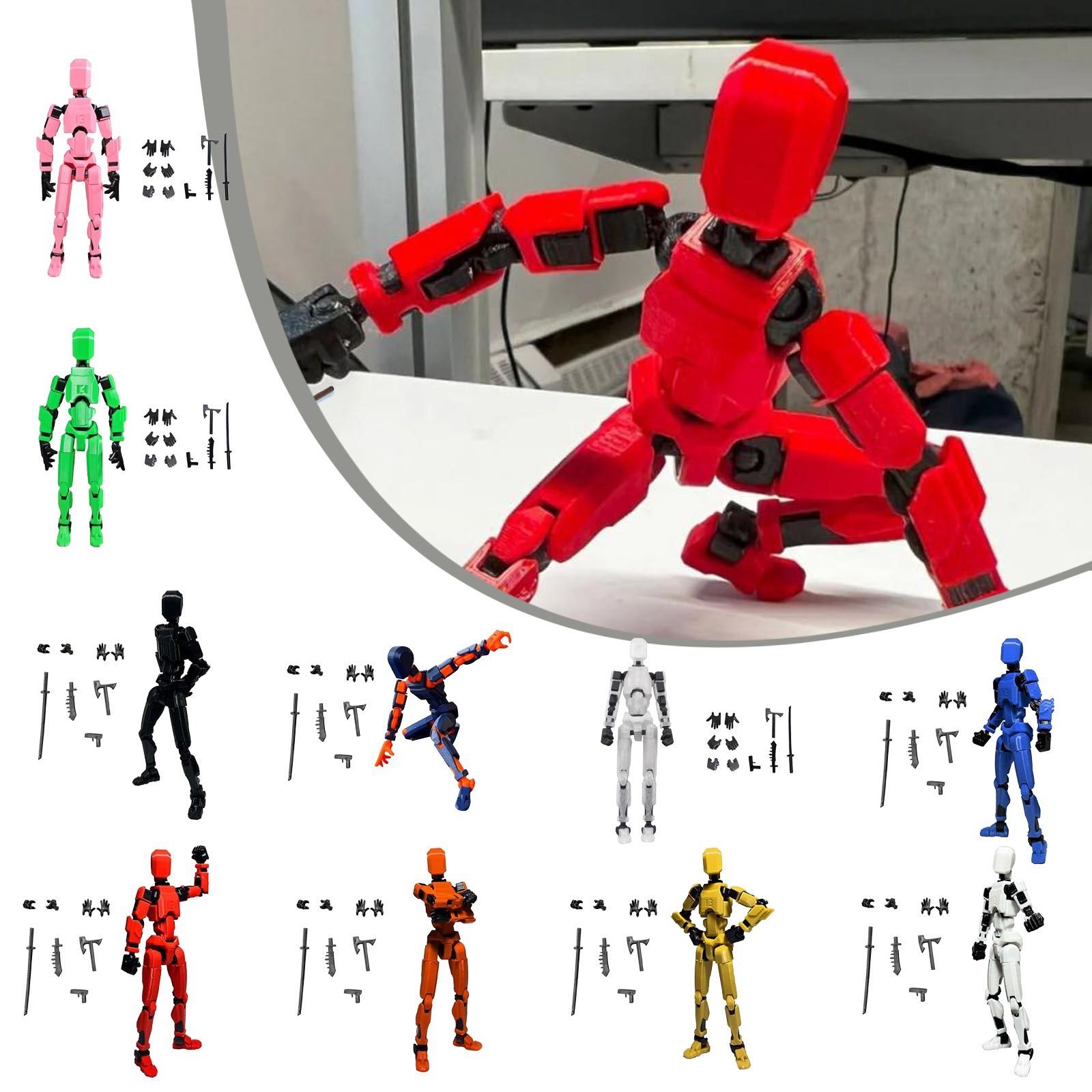 Figuras de acción de Titan 13  - 3D Printing Action Figure reseña y precio