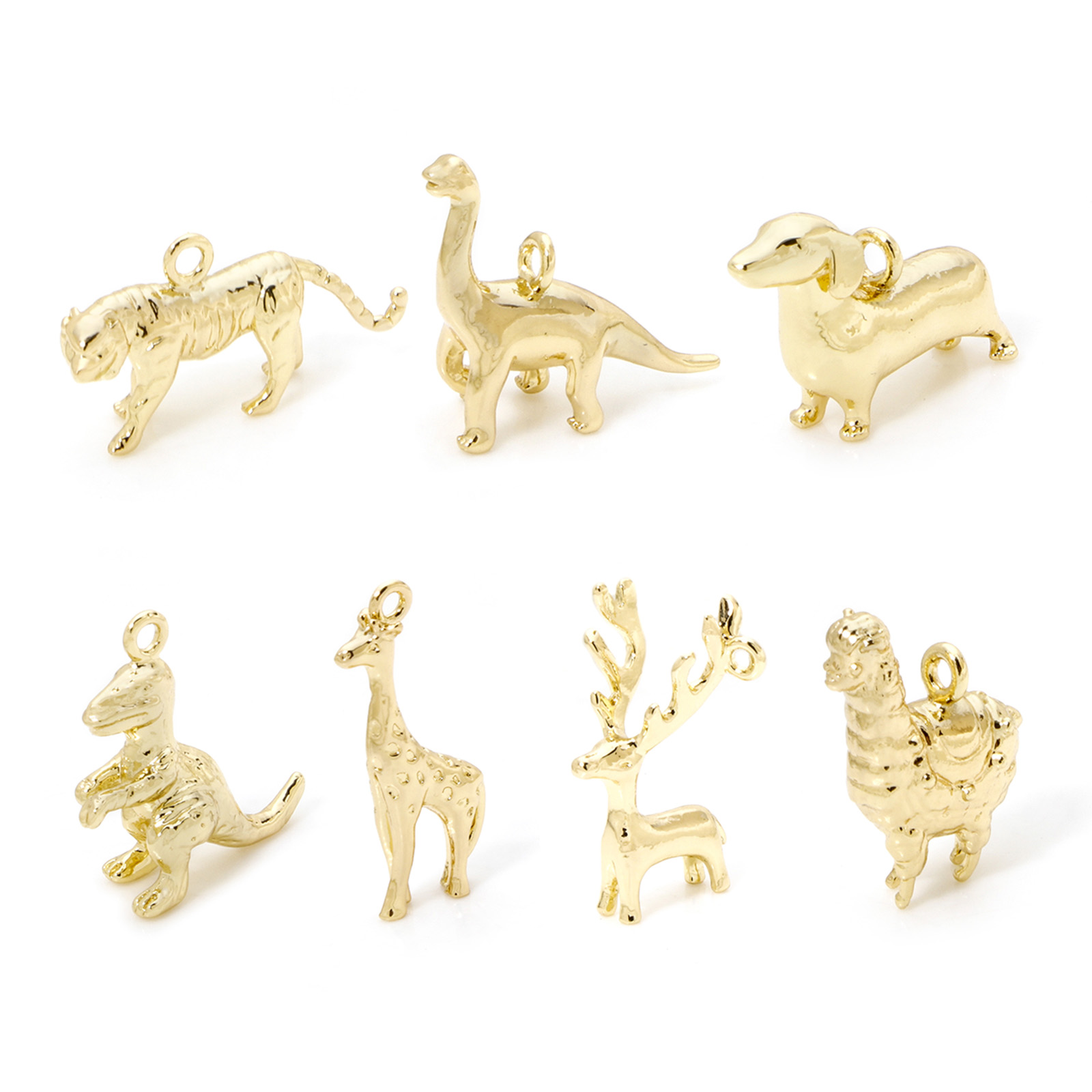 2 uds dijes de latón de animal - 3D Printing Jewellery reseña y precio