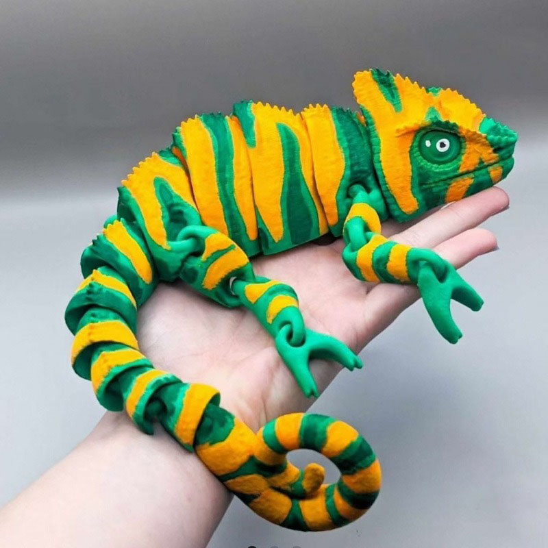 Modelo de Lagarto Camaleón Imp - 3D Printing Lizard reseña y precio