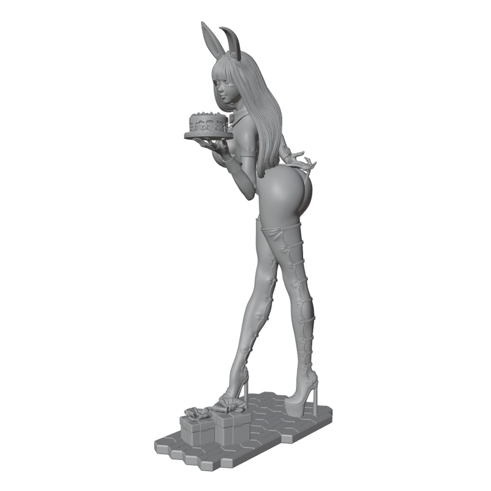 Figura de conejita con temátic - 3D Printing Liquid reseña y precio