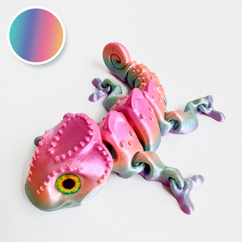 Nuevas figuras de camaleón con - 3D Printing Lizard reseña y precio