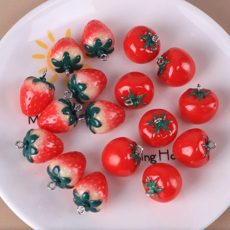 10 piezas de colgantes de frut - 3D Printing Earrings reseña y precio