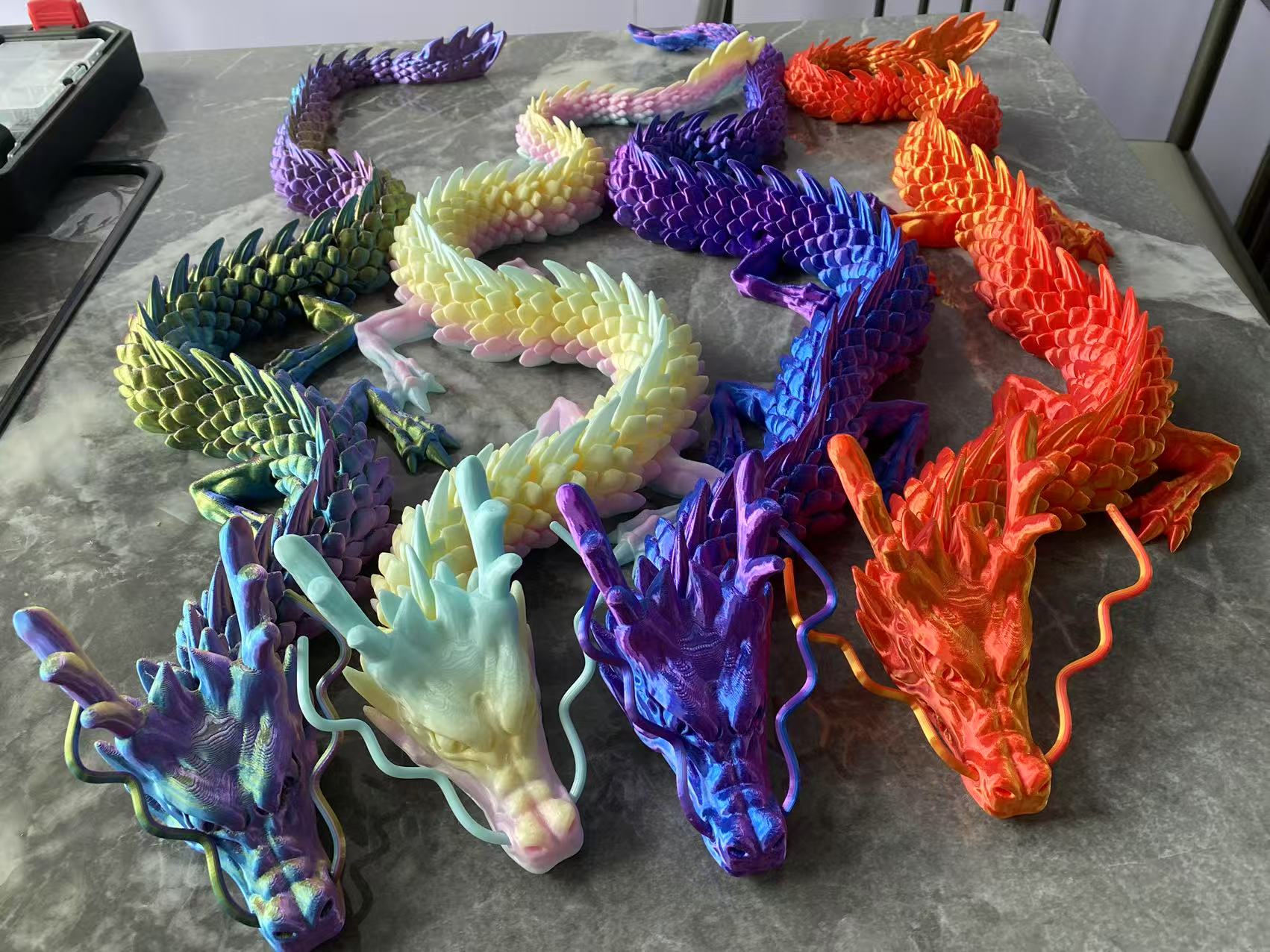 Juguete de Dragón Impreso en 3 - 3D Printing Lizard reseña y precio
