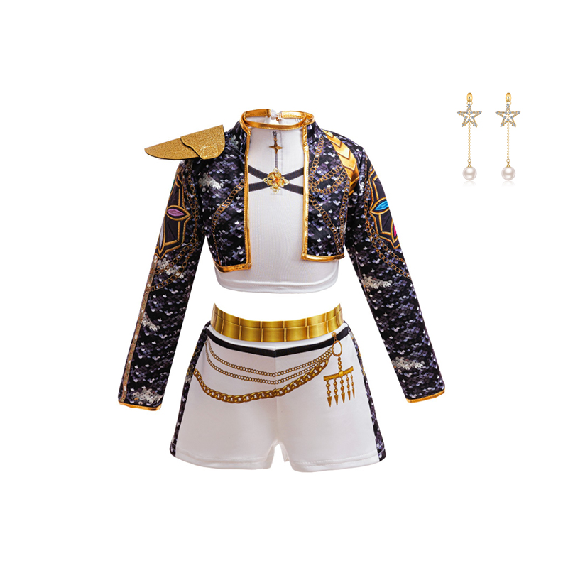 Conjunto de Chaqueta Corta con - 3D Printing Earrings reseña y precio
