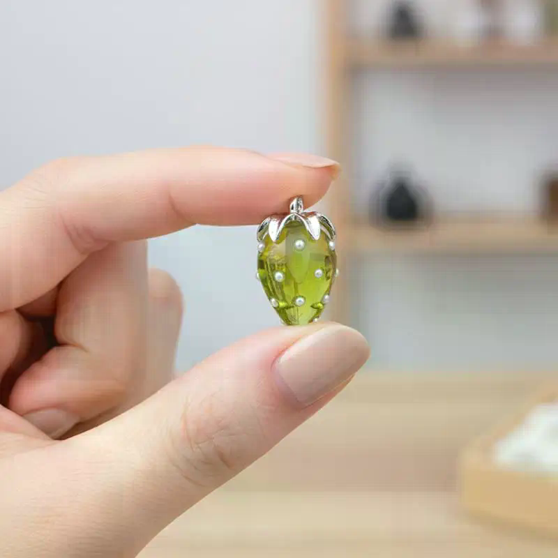 Colgante de fresa de resina 3D - 3D Printing Earrings reseña y precio